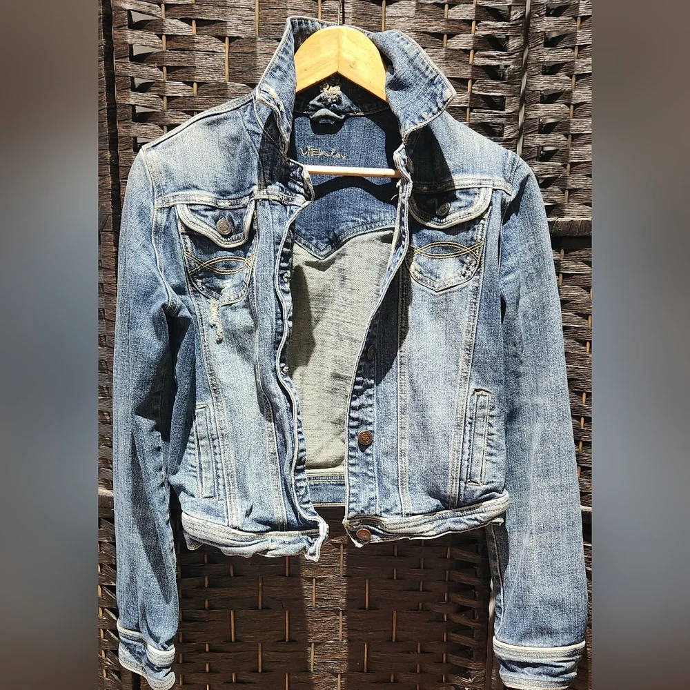 Distressed Jean Jacket - Picture 2 of 5